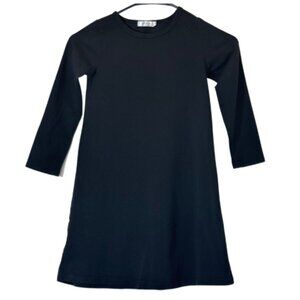 Girl's Black Long Sleeve Dress Size (120) 5-6 y